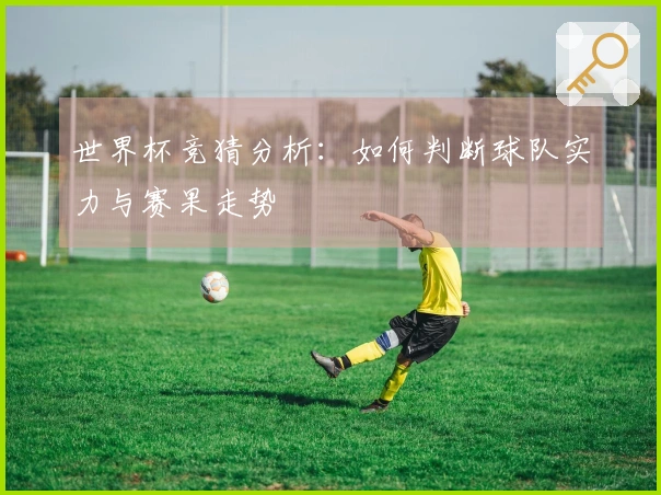 世界杯竞猜分析：如何判断球队实力与赛果走势